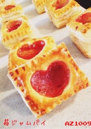 苺ジャムのハートパイ-レシピのメイン写真