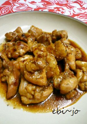 鶏もも肉のスパイシー黒酢照り焼き☆-レシピのメイン写真