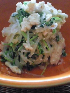 しらたきと豆苗の明太子和え-レシピのメイン写真
