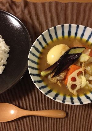 圧力鍋使用 子供も食べられるスープカレー-レシピのメイン写真