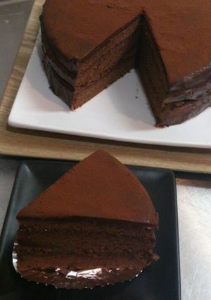 簡単♪板チョコガトーショコラ-レシピのメイン写真