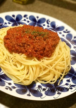 ♪コトコト煮込むだけで濃厚ミートソース♪-レシピのメイン写真