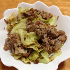 簡単豚肉の梅風味炒め-レシピのメイン写真