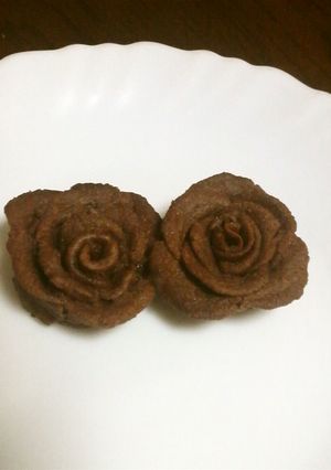 薔薇のココアクッキー-レシピのメイン写真
