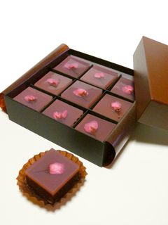 桜のショコラようかん♪(チョコ羊羹)-レシピのメイン写真