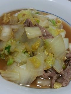 白菜と豚肉のトロリ炒め-レシピのメイン写真