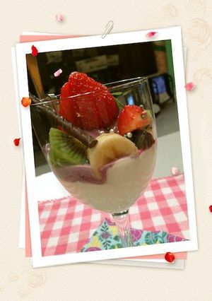 豆腐クリームのフルーツカクテル-レシピのメイン写真