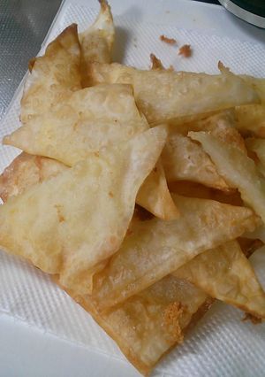 簡単！おいしい！揚げチーズワンタン-レシピのメイン写真