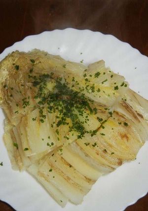 電子レンジで白菜のバター蒸し-レシピのメイン写真