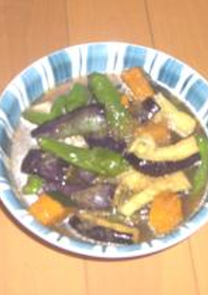 夏野菜の揚げ浸し-レシピのメイン写真