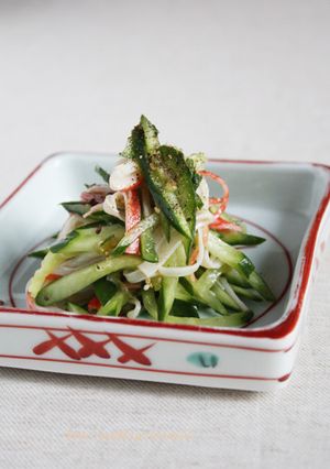胡瓜とカニカマの中華山椒和え-レシピのメイン写真