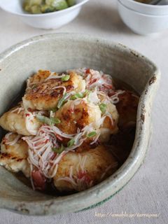 長芋豆腐の揚げ出しカニカマ餡-レシピのメイン写真