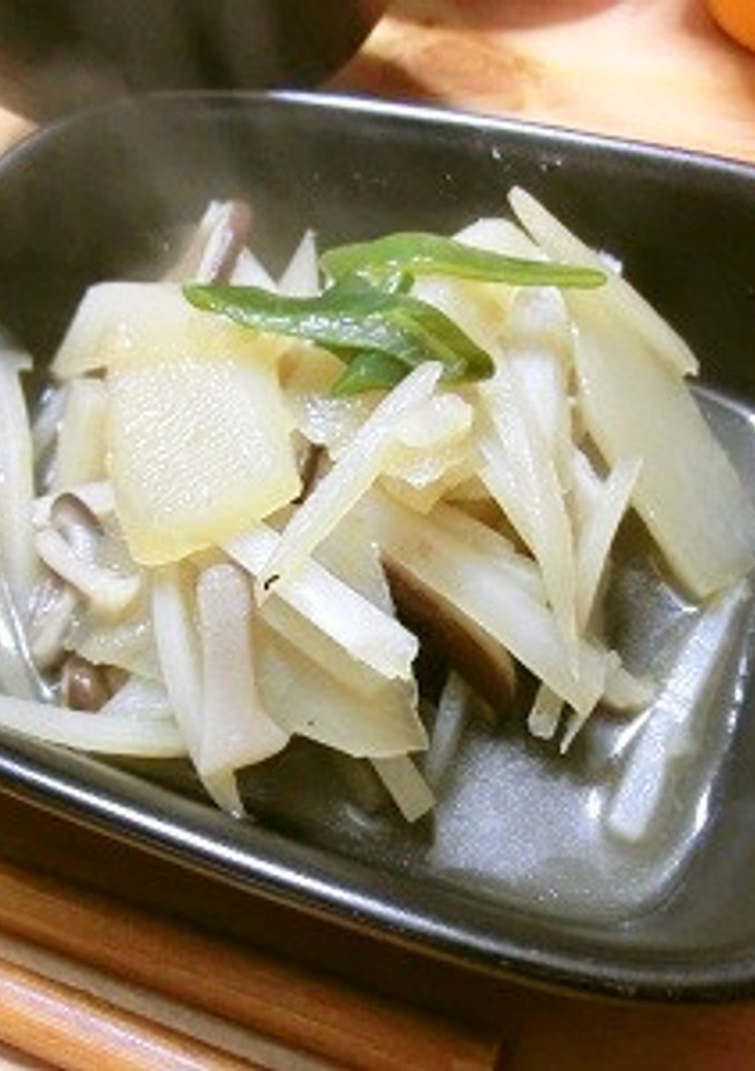 大根と椎茸の昆布茶で炊いたん-レシピのメイン写真