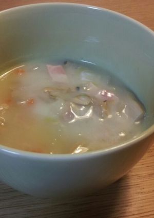 手元の材料でクラムチャウダー-レシピのメイン写真