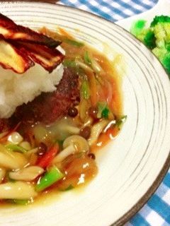 和風あんかけハンバーグ!!!-レシピのメイン写真
