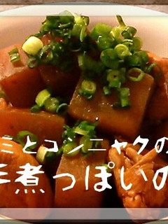 ササミとコンニャクの土手煮っぽいのん-レシピのメイン写真