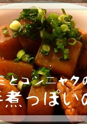 ササミとコンニャクの土手煮っぽいのん-レシピのメイン写真