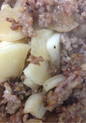 挽肉と大根の酢炒め☆-レシピのメイン写真