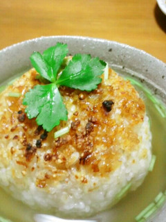 だし焼おにぎり☆お茶漬☆冷凍ご飯☆朝食に-レシピのメイン写真