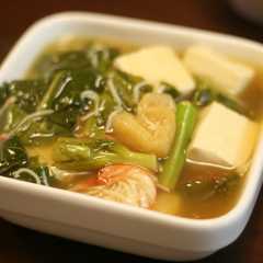 รูปของ 香り箱と菜の花の豆腐あんかけ