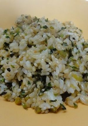 大根の菜っ葉の菜飯　フライパンで簡単！-レシピのメイン写真