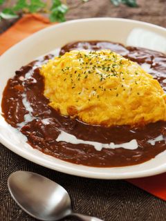 ふわとろ卵のオムハヤシライス-レシピのメイン写真