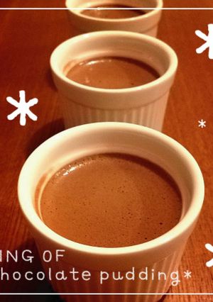 ★低糖★レンジで簡単むっちりチョコプリン-レシピのメイン写真