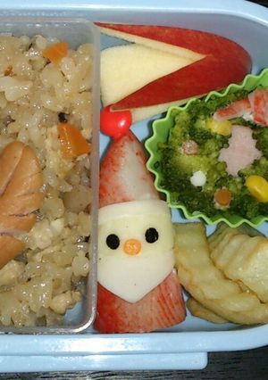 プチサンタ☆キャラ弁-レシピのメイン写真