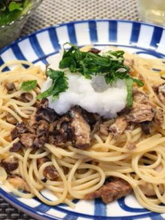 サバ缶パスタ-レシピのメイン写真
