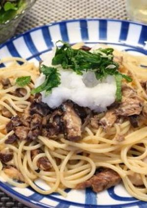サバ缶パスタ-レシピのメイン写真