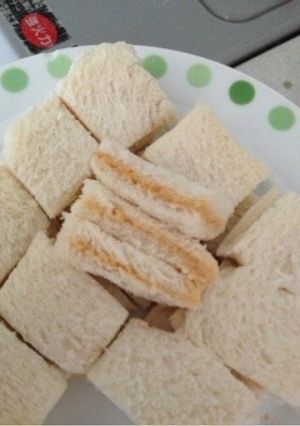 離乳食②きな粉ミルクサンド-レシピのメイン写真