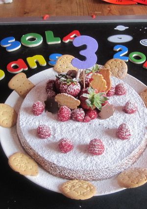 3才の誕生日ケーキ-レシピのメイン写真