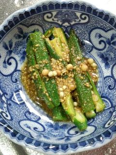 オクラの胡麻和え-レシピのメイン写真