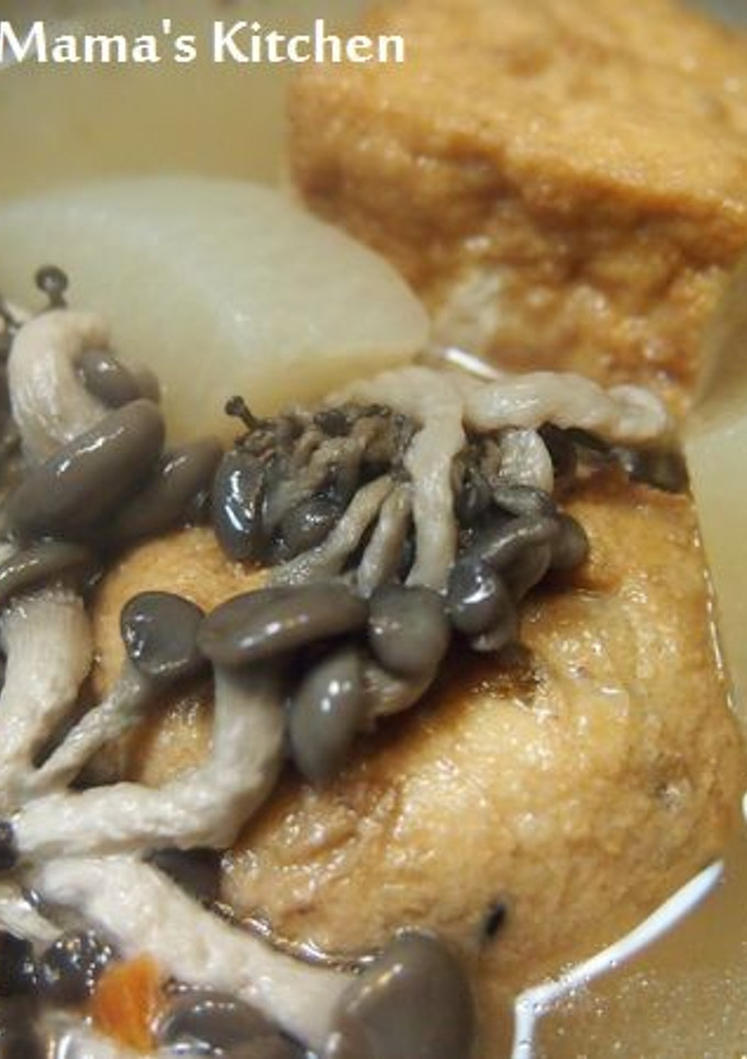 大根とがんもどき・厚揚げの煮もの-レシピのメイン写真