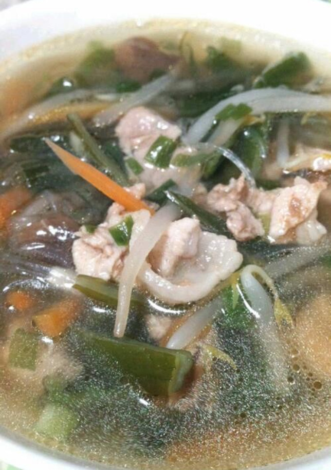 茎ワカメの中華風スープ-レシピのメイン写真