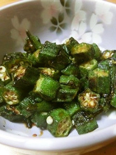 オクラの炒め物-レシピのメイン写真