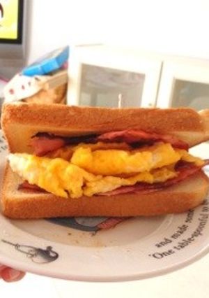 ベーコン卵サンド-レシピのメイン写真