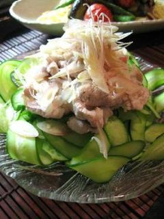 胡瓜と豚肉さっぱりサラダ-レシピのメイン写真