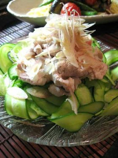 胡瓜と豚肉さっぱりサラダ-レシピのメイン写真