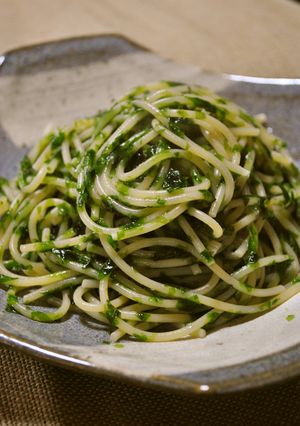 生青のりのスパゲティー-レシピのメイン写真