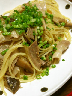 豚バラと干し椎茸の和風パスタ-レシピのメイン写真