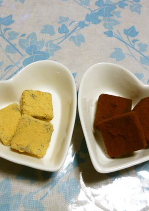 生クリーム＆湯煎不要「簡単♪生チョコ」-レシピのメイン写真