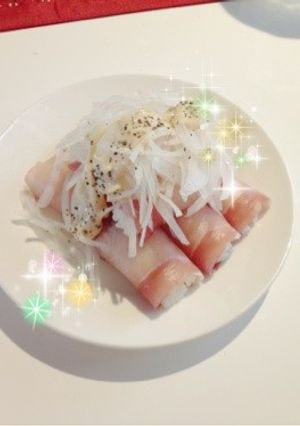 生ハム寿司~バジル風味~-レシピのメイン写真