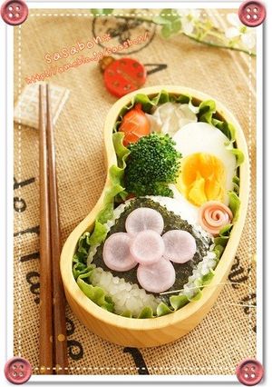 簡単♪お花のおにぎり弁当-レシピのメイン写真