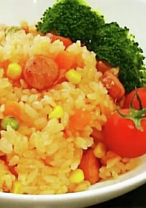 お弁当・オムライス★簡単ケチャップライス-レシピのメイン写真