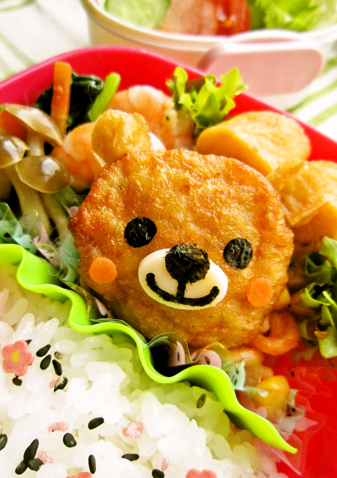お弁当に♪からあげのクマちゃん-レシピのメイン写真