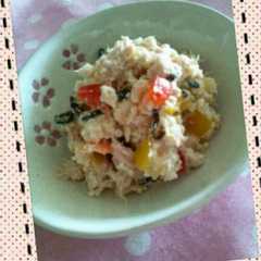 รูปของ 彩り鮮やかお豆腐サラダ
