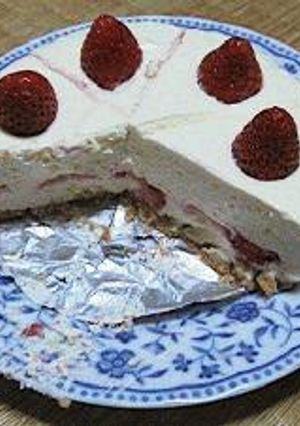 いちごのレアチーズケーキ-レシピのメイン写真