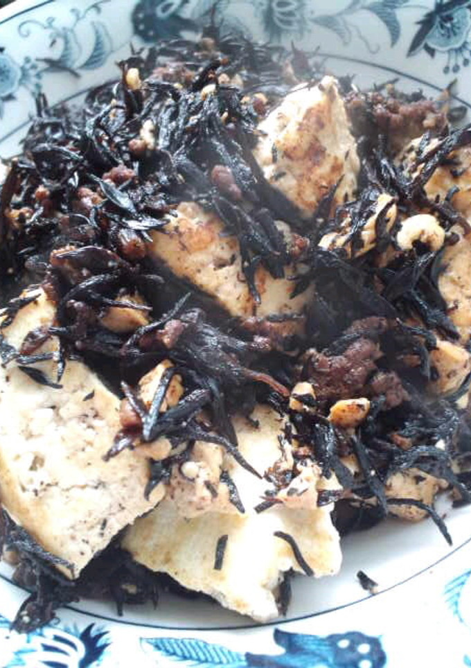 *ひじきと挽き肉の炒り豆腐*-レシピのメイン写真