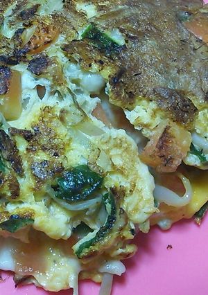 野菜たっぷりチーズオムレツ-レシピのメイン写真